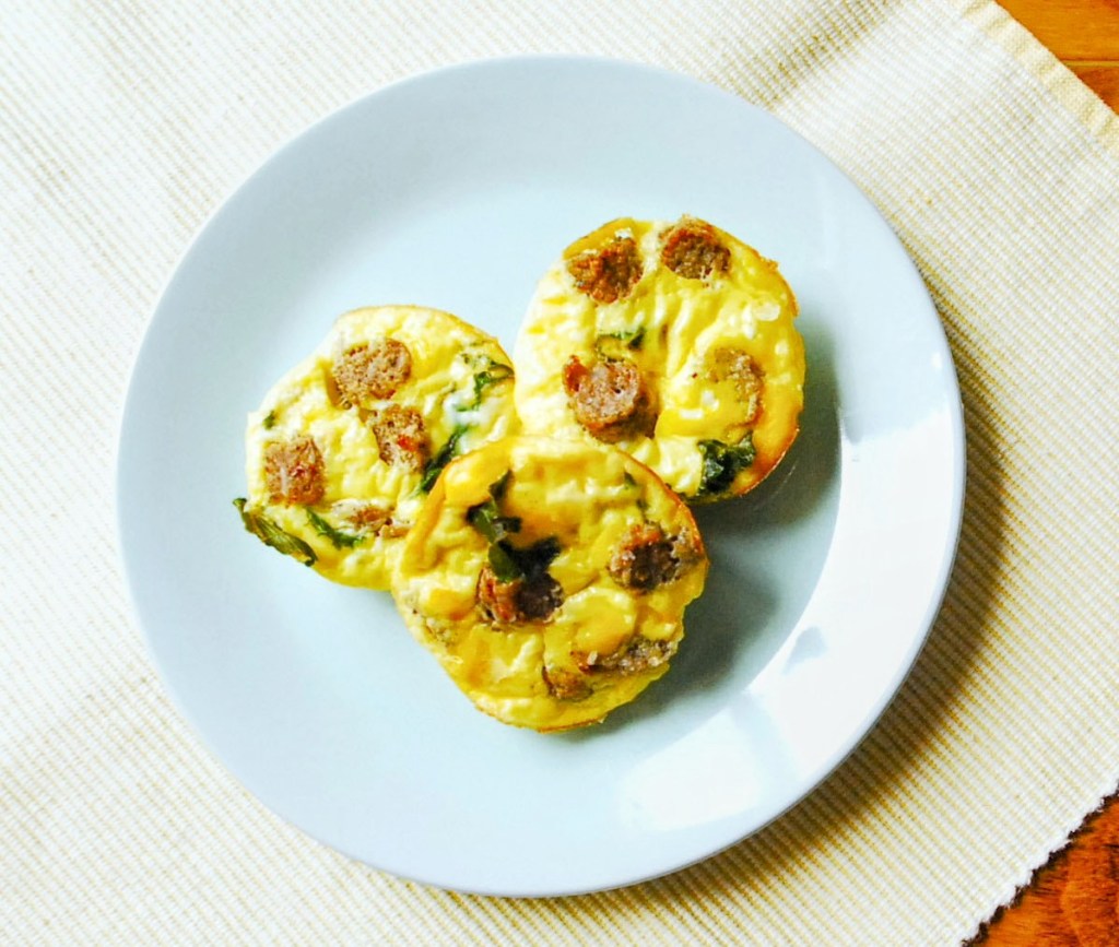 Delicious Sausage, Egg and Kale Mini&nbsp;Frittatas