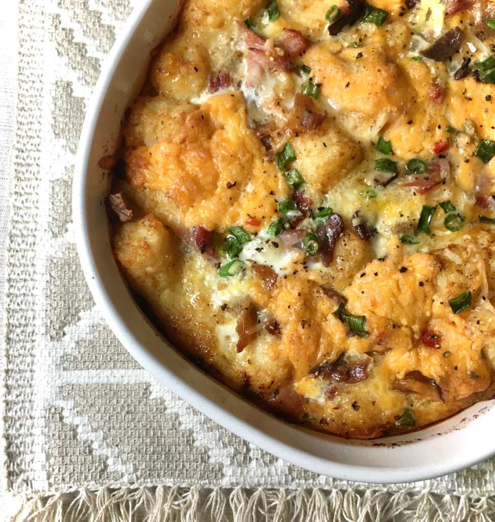 Jalapeño Pimento Tater Tot Breakfast&nbsp;Casserole